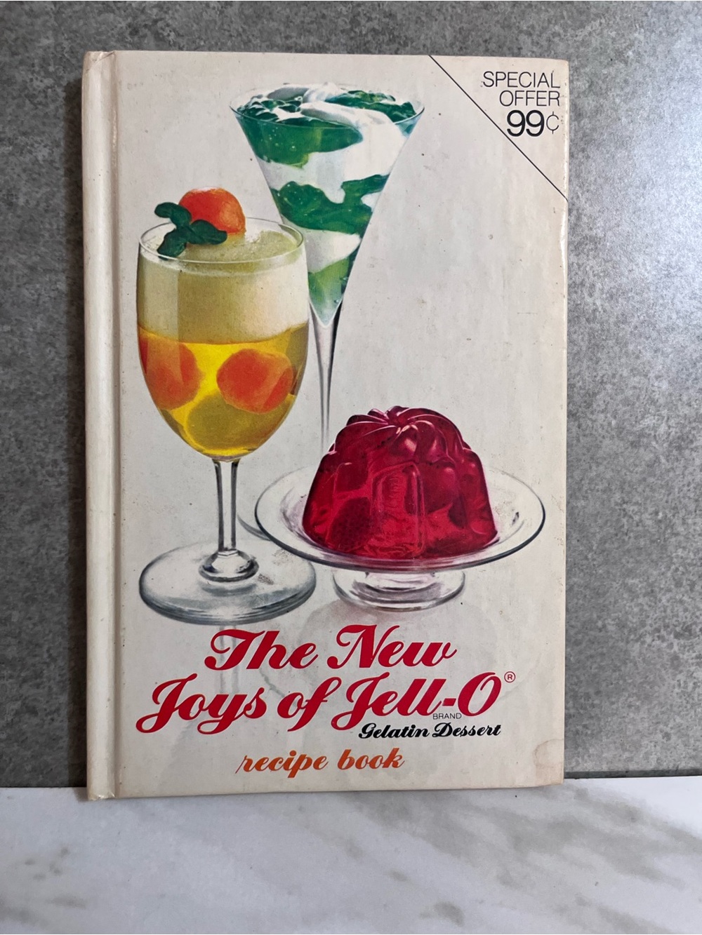 Vintage 1974 The New Joys of Jell-O Cookbook 2nd Edition